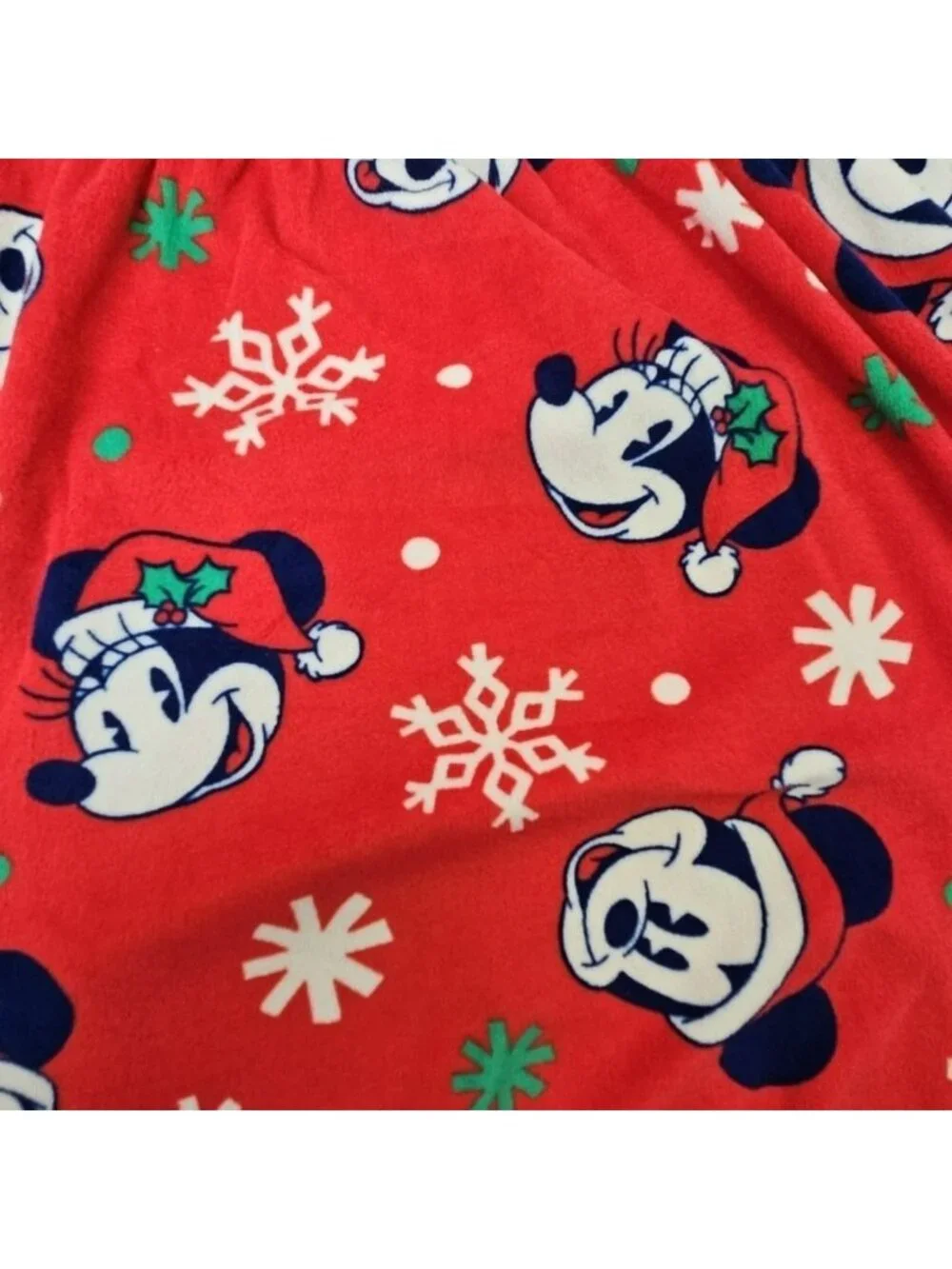 Disney Mickey Mouse 2 Piece Pajama Set Women Sz 2X Soft Christmas Holiday PJs - Picture 7 of 16